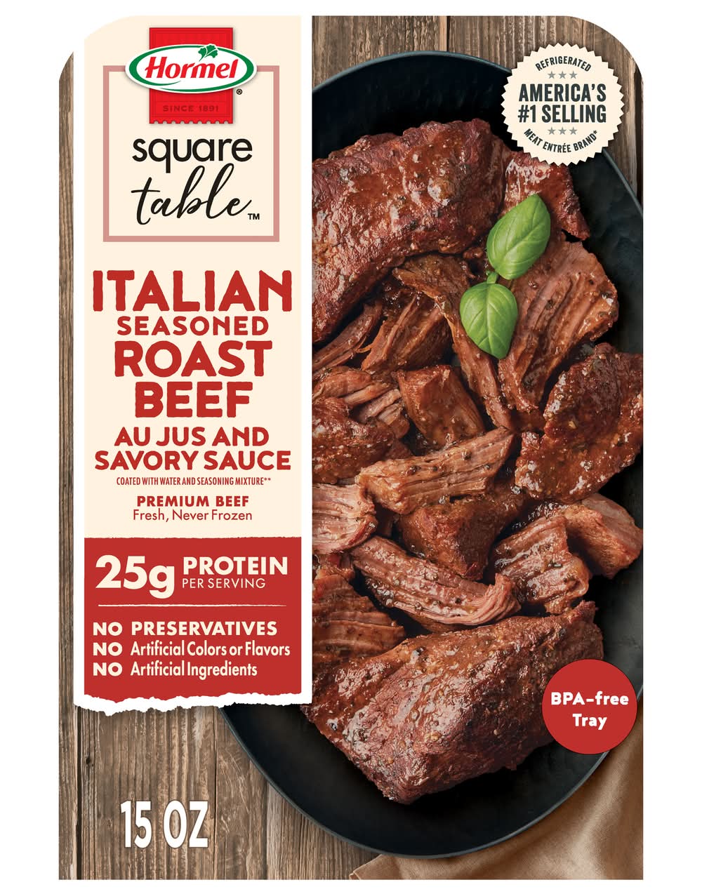 Hormel Square Table Italian Seasoned Roast Beef (15 oz)