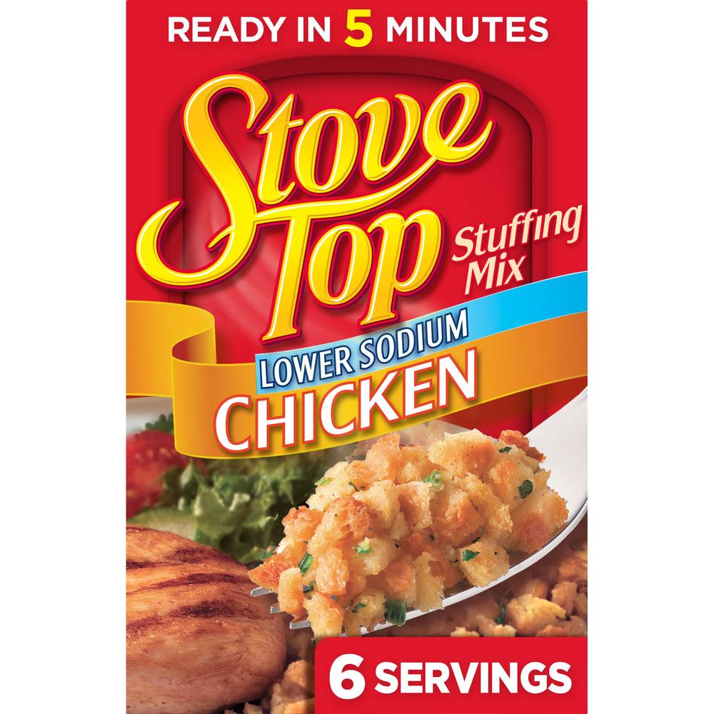 Stove Top Lower Sodium Chicken Stuffing Mix (6 oz)