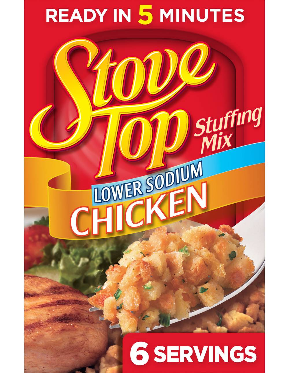 Stove Top Lower Sodium Chicken Stuffing Mix (6 oz)