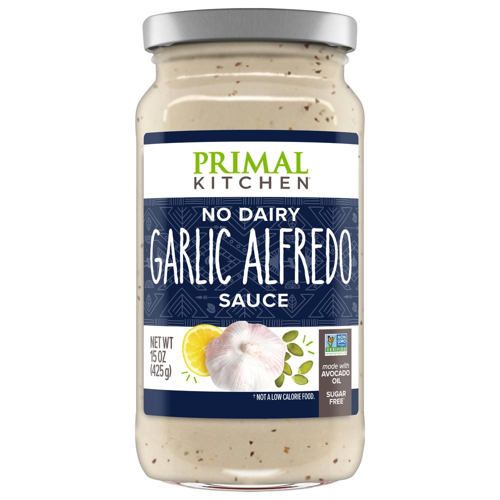 Primal Kitchen No Dairy Garlic Alfredo Sauce With Avocado Oil (15 oz)