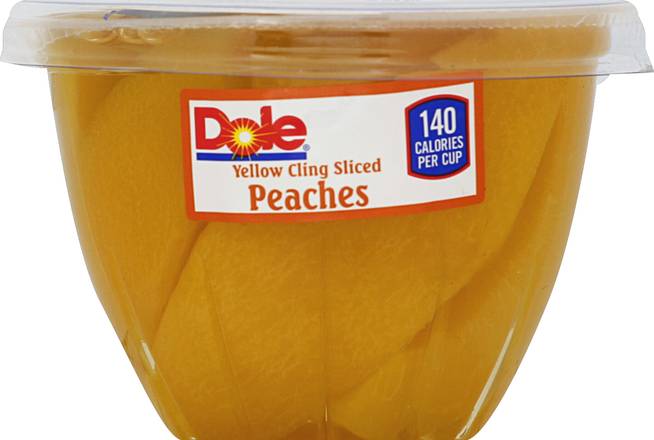 Dole Yellow Cling Sliced Peaches Cup