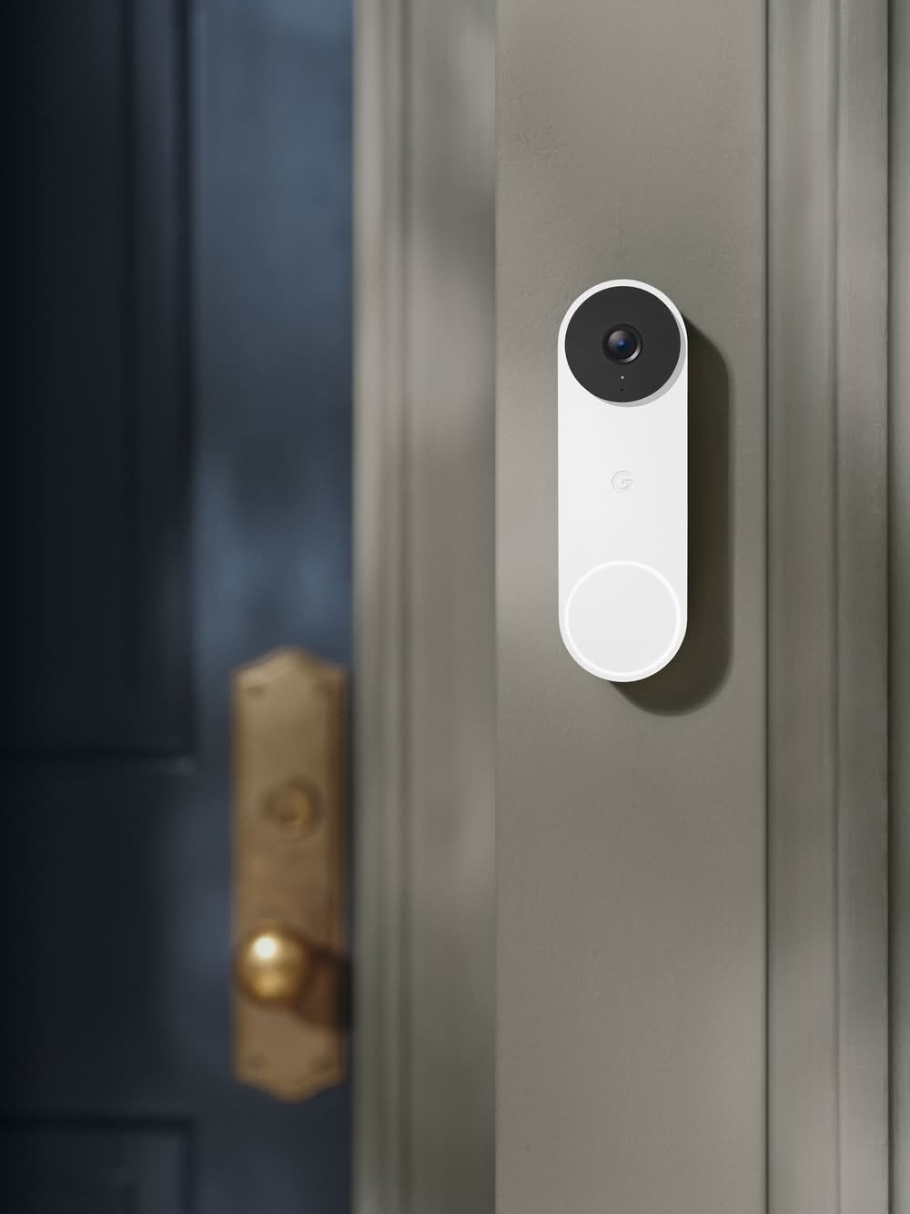 Google Nest Doorbell (wired, 3rd gen) - Snow | Postmates