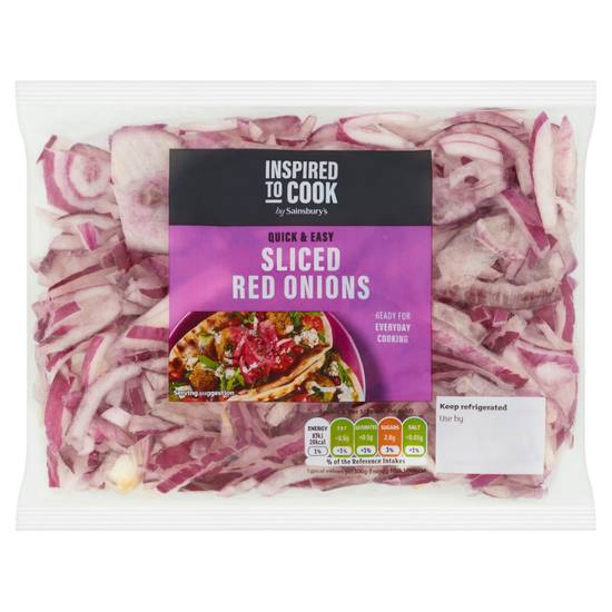Sainsbury's Sliced Red Onions, Inspired to Cook 150g