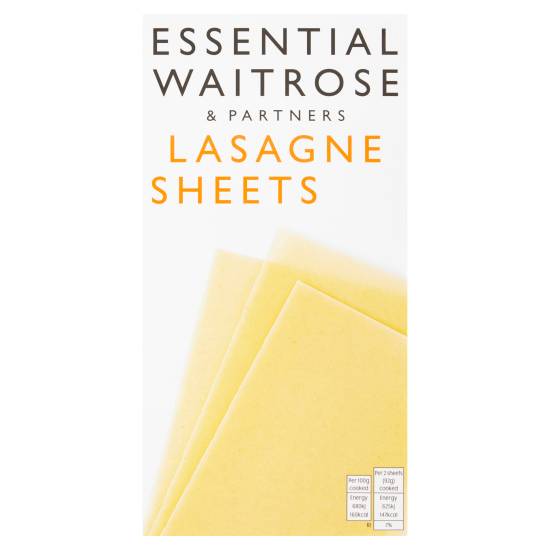 Essential Waitrose Lasagne Sheets