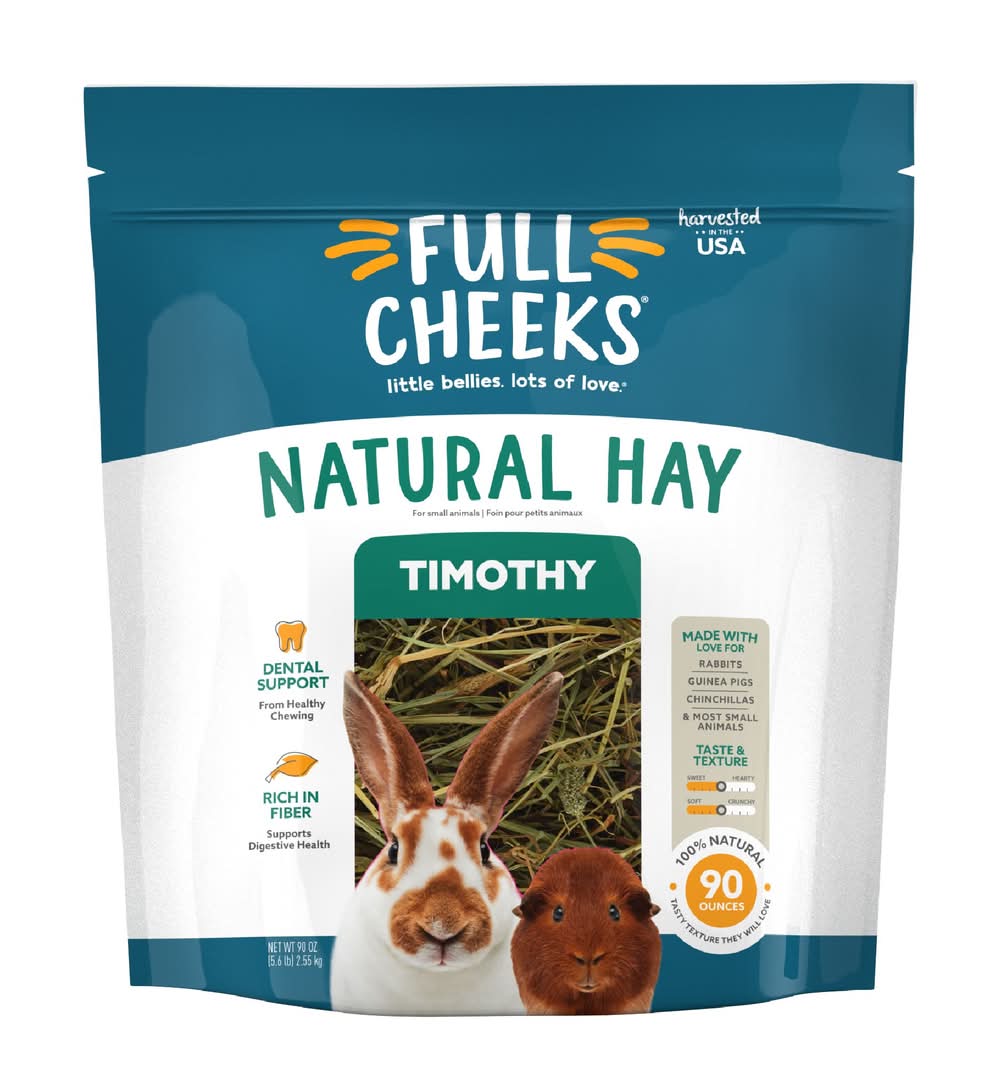 Full Cheeks™ Natural Timothy Hay (Size: 90 Oz)