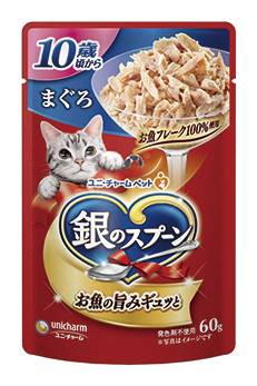 【Unicharm】銀湯匙餐包鮪魚10歲60g#20825768