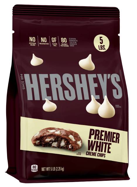 Hershey's - Premier White Creme Chips - 5lbs (6 Units per Case)