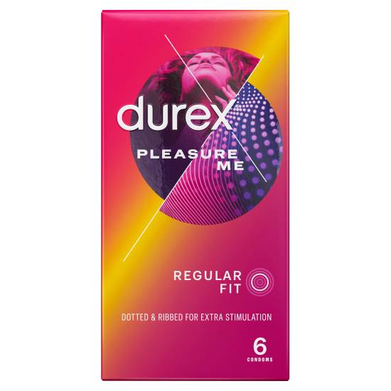 Durex Pleasure Me Regular Fit 6 Condoms