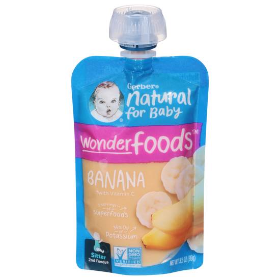 Gerber Natural Banana Sitter Baby Food