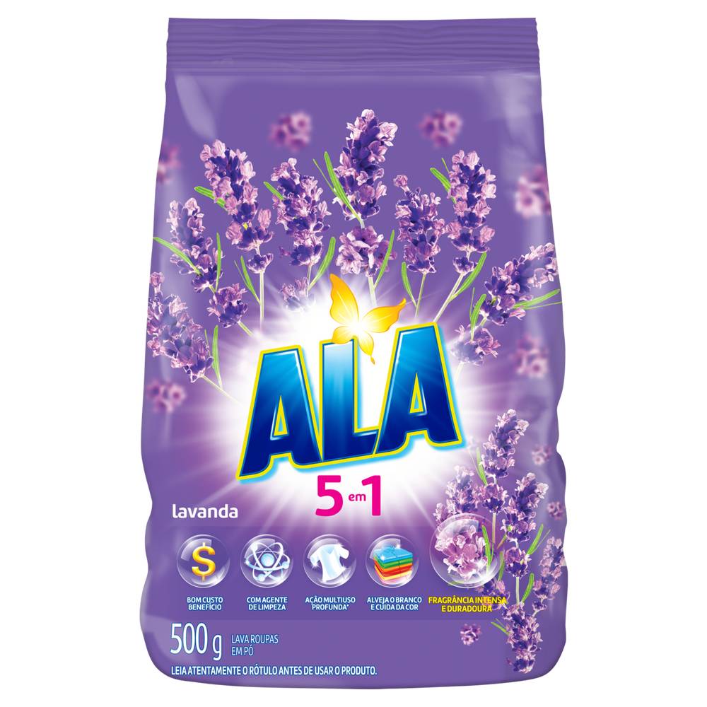 Ala lava roupa em pó lavanda (500 g)