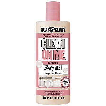 Soap & Glory Clean on Me Hydrating Body Wash, Original Pink