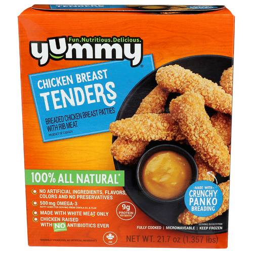 Yummy All Natural Chicken Breast Tenders