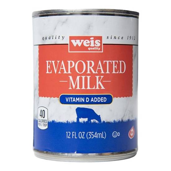 Weis Quality Evaporated Milk