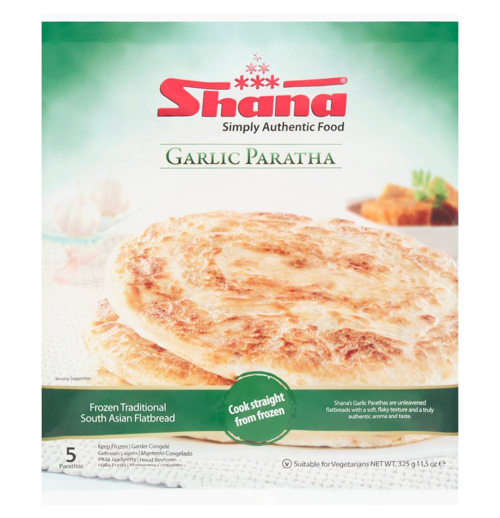 Shana Garlic Paratha 5Pk 325G