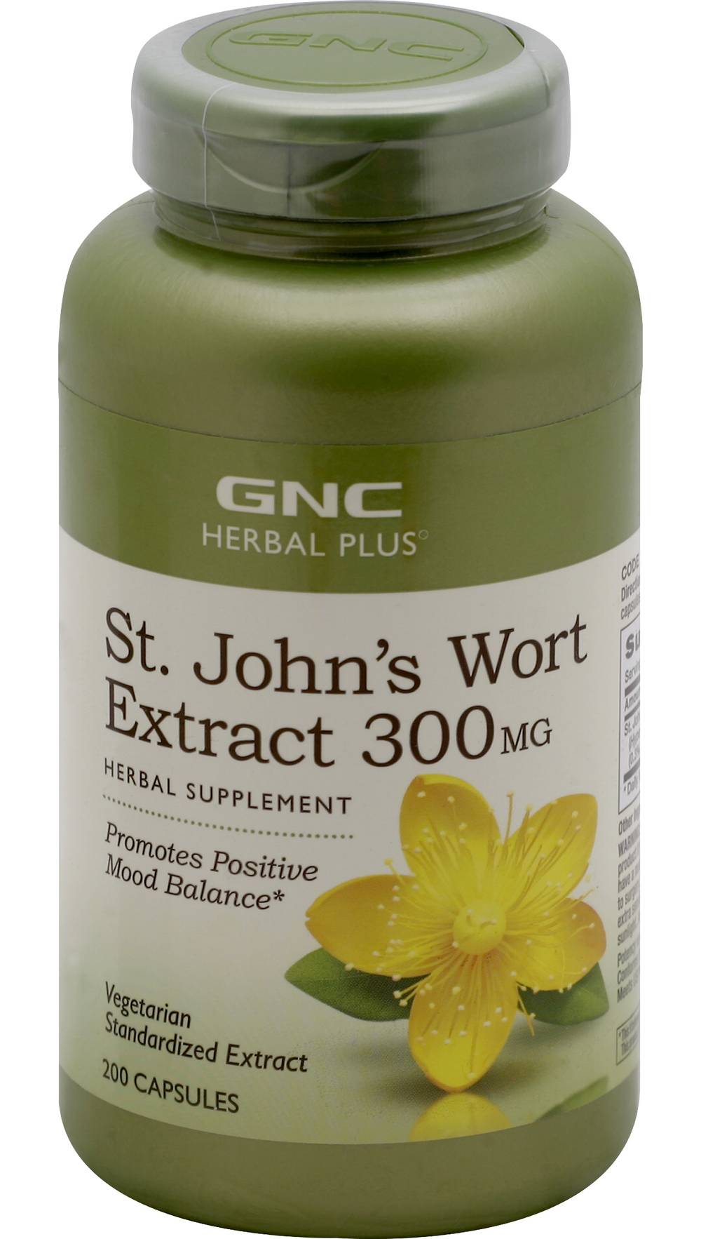 GNC St. John's Wort Extract 300 mg Capsules (1.76 oz)