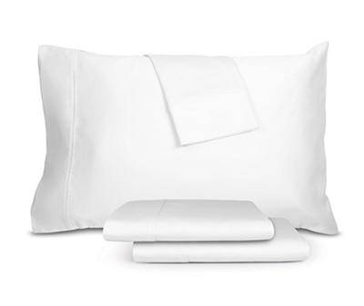 Sleep Well Ultra Cool Sheet Set, Queen, White (4 ct)