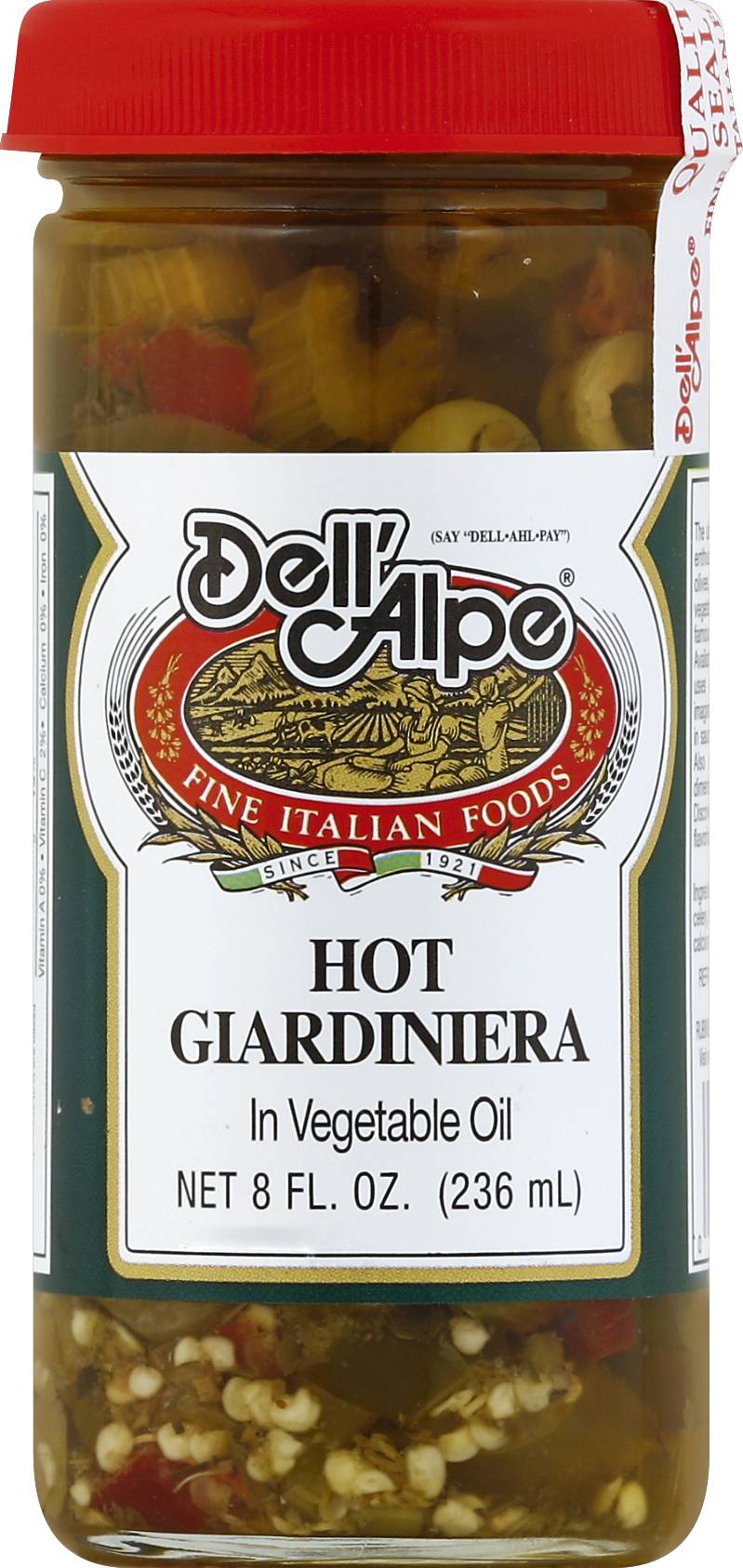 Dell'Alpe Hot Giardiniera (8.4 oz)