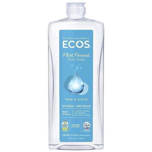 Ecos Dish Soap Free & Clear - 25.0 fl oz