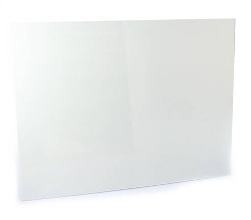 Indart · Cartón con tela, 30 x 40 Cm, blanco (300 g)