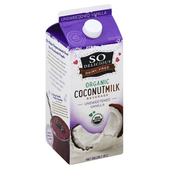 So Delicious Organic Coconut Milk (0.5 gal) (unsweetened vanilla )