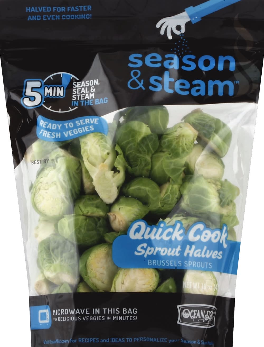 Season & Steam Quick Cook Brussels Sprouts (1 lbs)