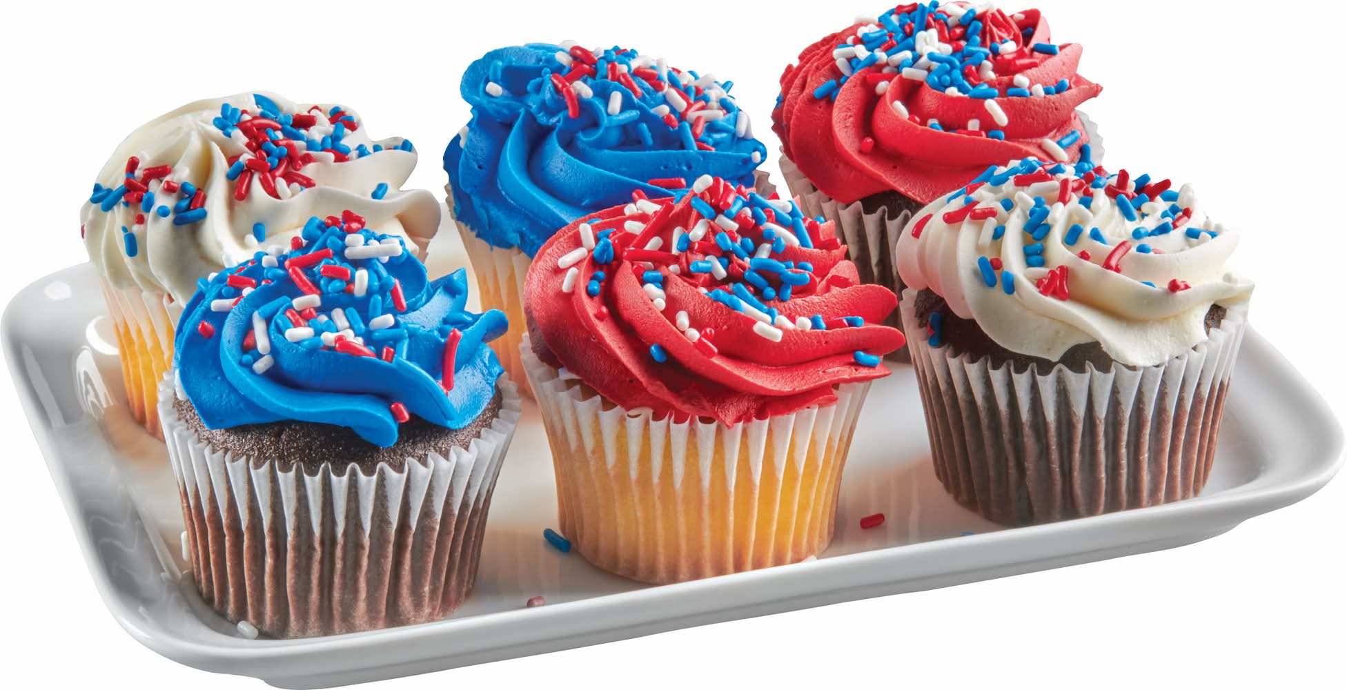 Giant Eagle Half & Half Cupcakes
