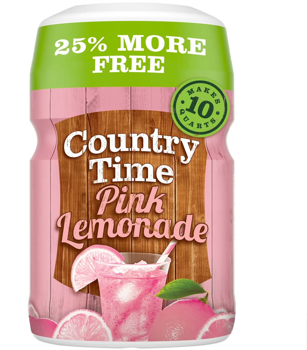 Country Time Caffeine Free Pink Lemonade Drink Mix (23.9 fl oz)