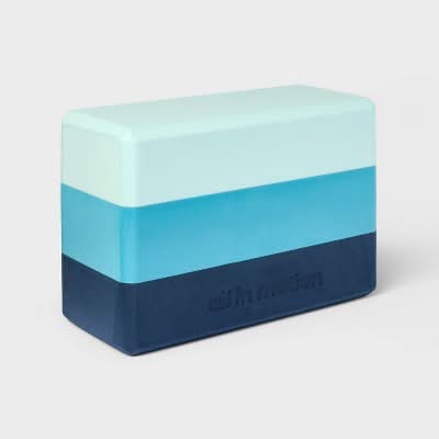 Yoga Block Tri Color All In Motion™ - Blue
