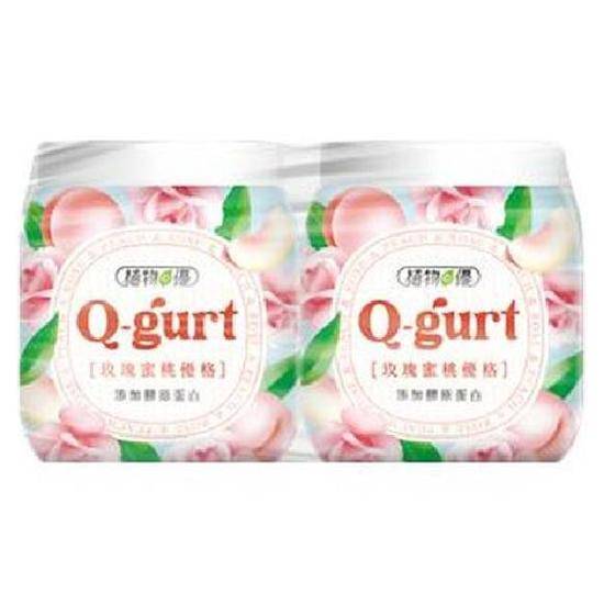 植物的優Q-gurt優格-玫瑰蜜桃240g*2入