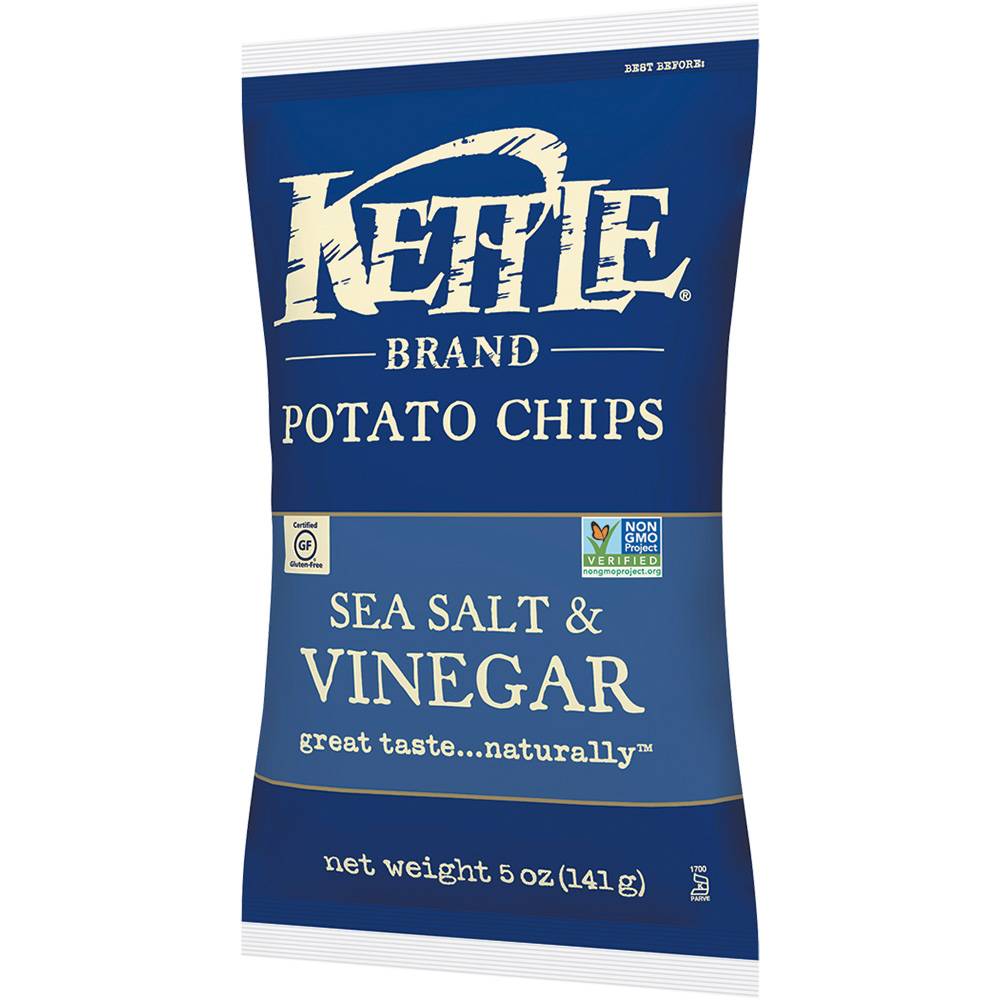 Kettle Chips Sea Salt & Vinegar Potato Chips (5OZ)