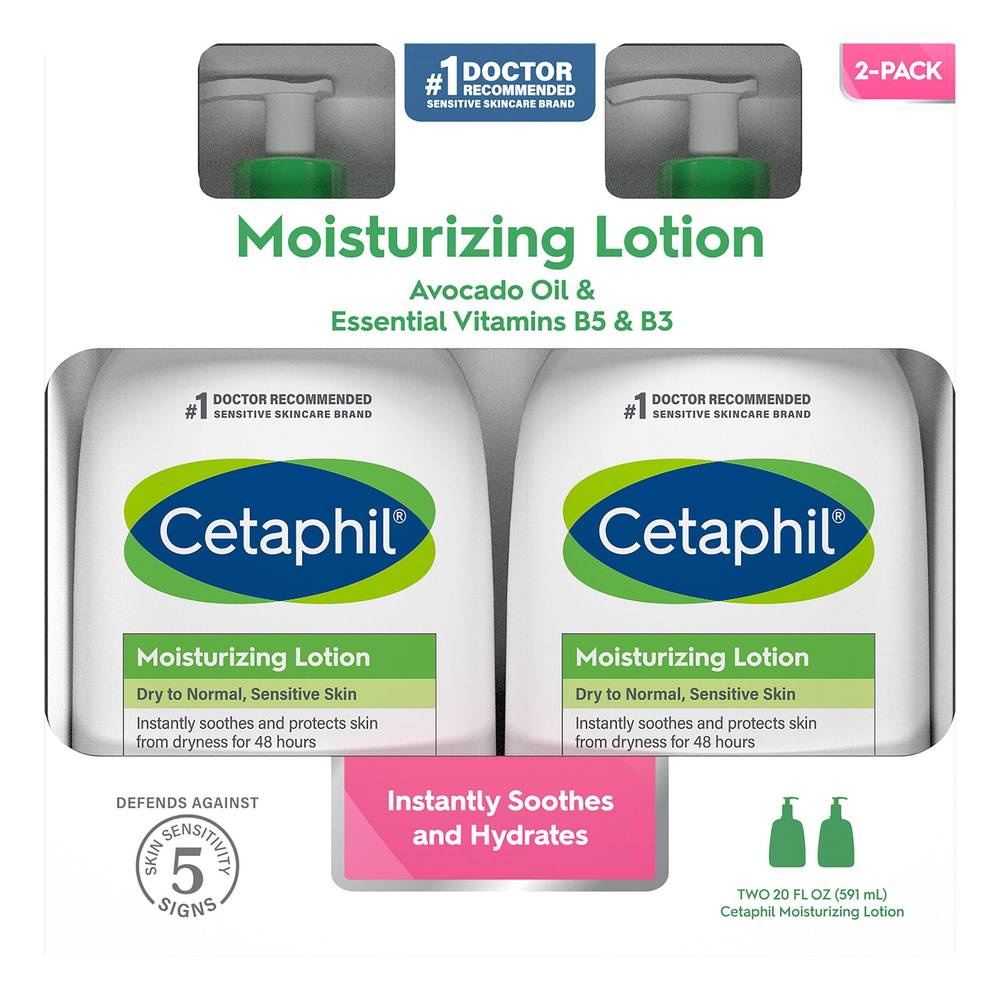 Cetaphil Moisturizing Lotion Sensitive Skin (2 ct)