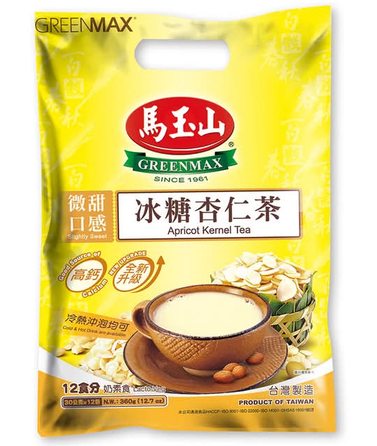 馬玉山冰糖杏仁茶 <30g克 x 12 x 1Bag袋>