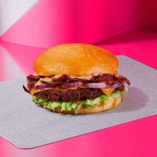 🥓 BURGER RICAIN – LE GRAND CLASSIQUE À L’AMÉRICAINE