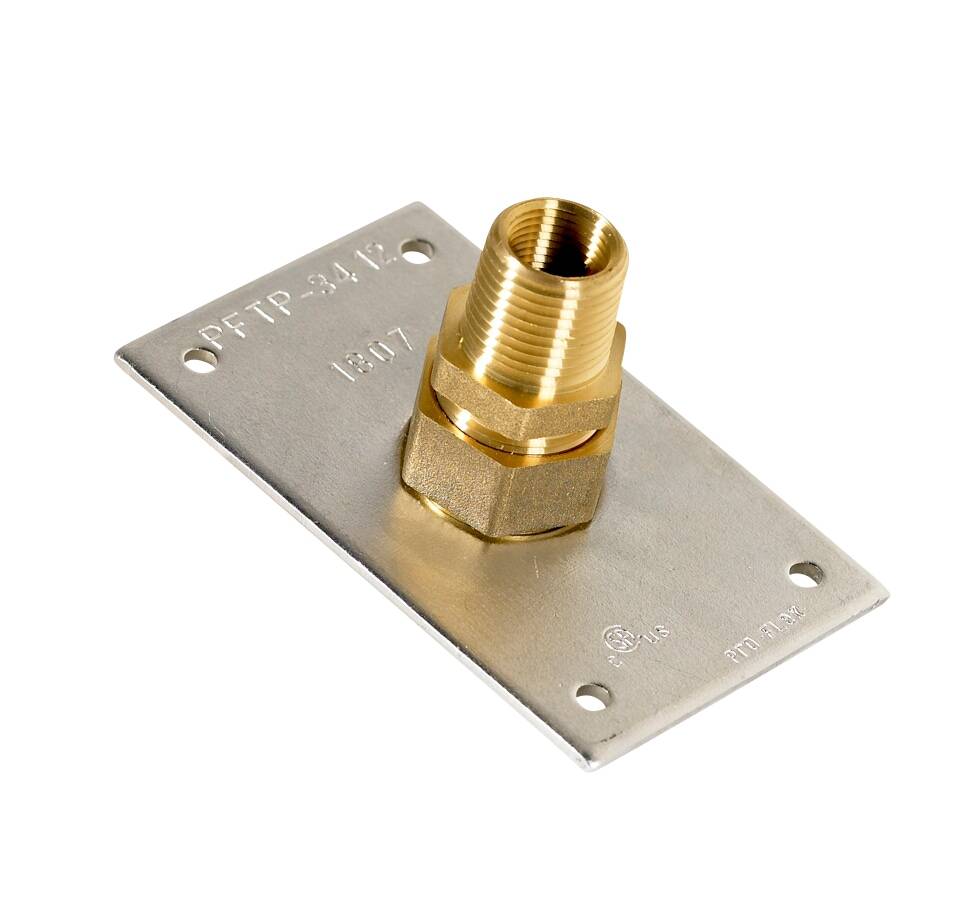 PRO-FLEX Termination Plate with Fitting- 1/2-in | PFST12C?