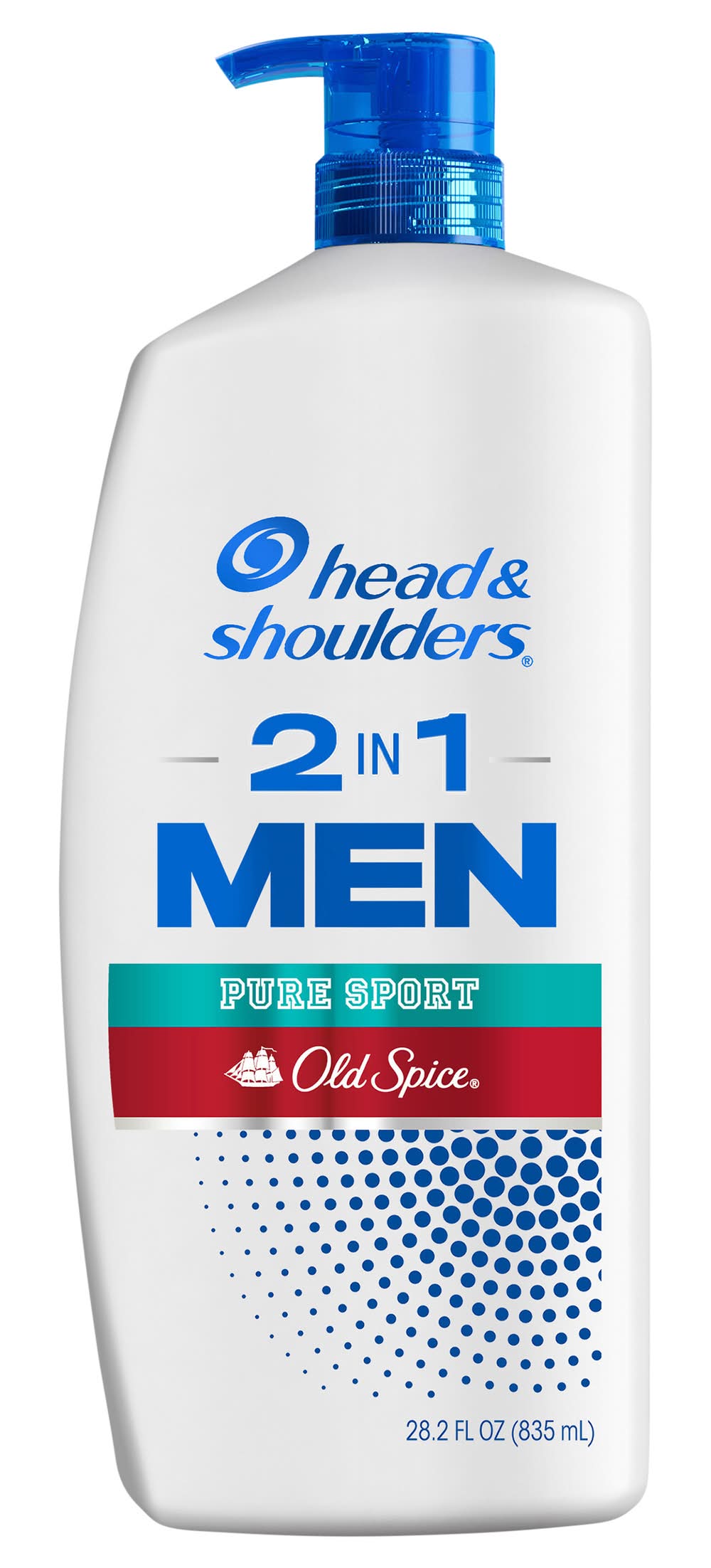Head & Shoulders 2 In 1 Men Pure Sport Shampoo Conditioner Old Spice (28.2 fl oz)