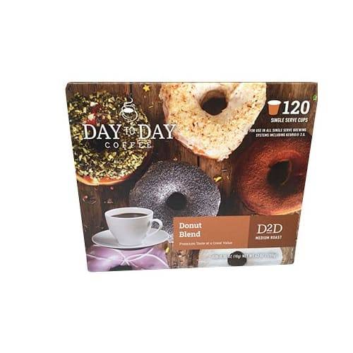 Day To Day Coffee Medium Roast Coffee (120 ct, 42 oz) (donut blend)