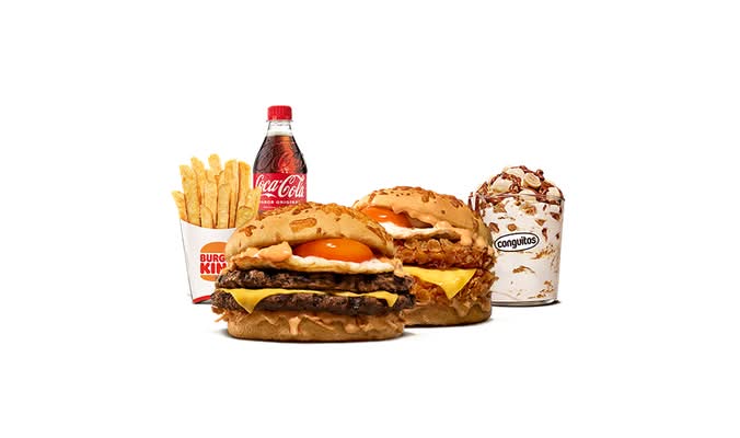 Menú Completo Stacker Huevo Doble Grande