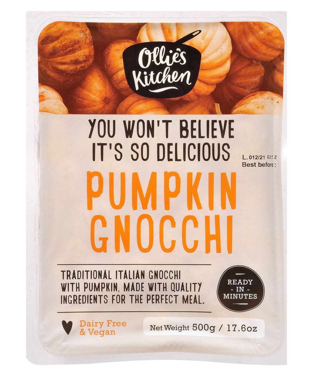 Ollies Kitchen Pumpkin Gnocchi Ollies Kitchen (500g)