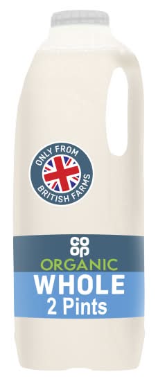 Co-op Organic Whole Milk (1.14L)