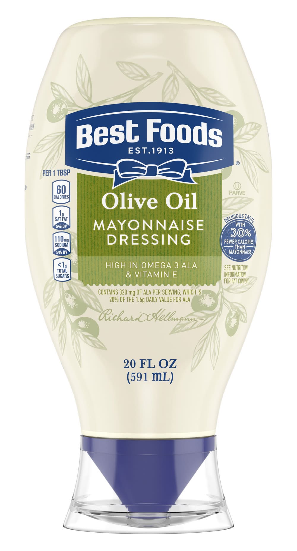 Hellmann's Olive Oil Mayonnaise Dressing (20 fl oz)