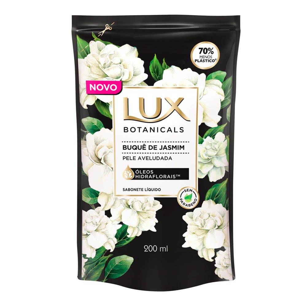 Lux · Refil sabonete líquido botanicals buquê de jasmim (200 ml)