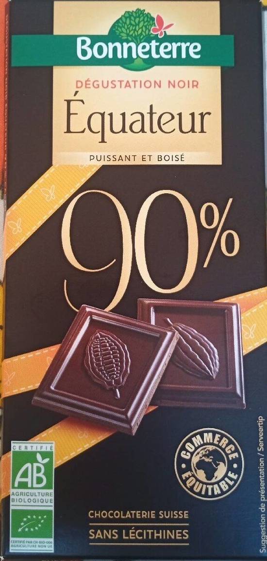 Bonneterre - Dégustation noir équateur puissant et bois (70g)