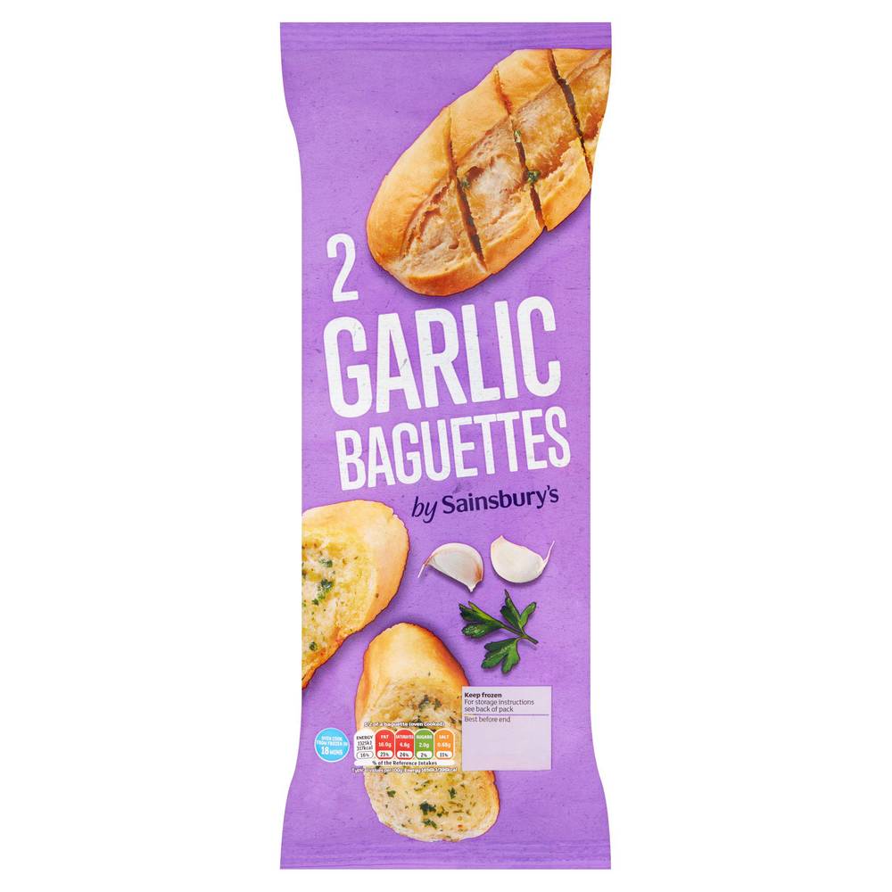 Sainsbury's Garlic Baguette x2 310g
