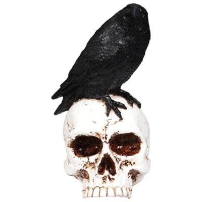 Ssel Black Crow On Skull Tabletop - Ea