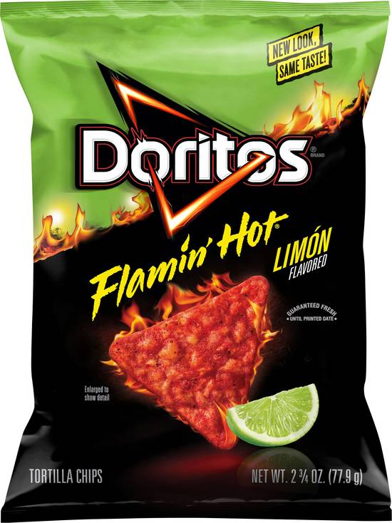 Doritos Flamin' Hot Tortilla Chips ( limon)