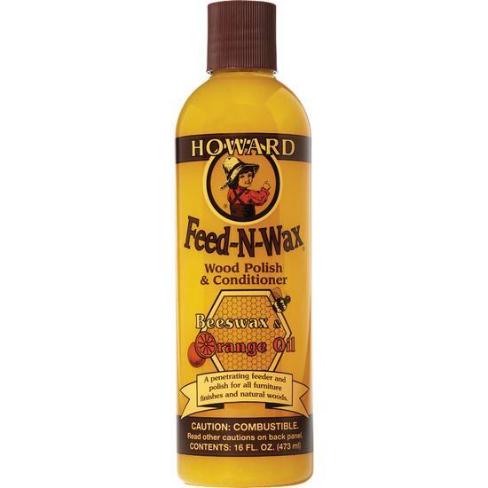 Howard Feed-N-Wax Wood Polish & Conditioner (16 oz.)