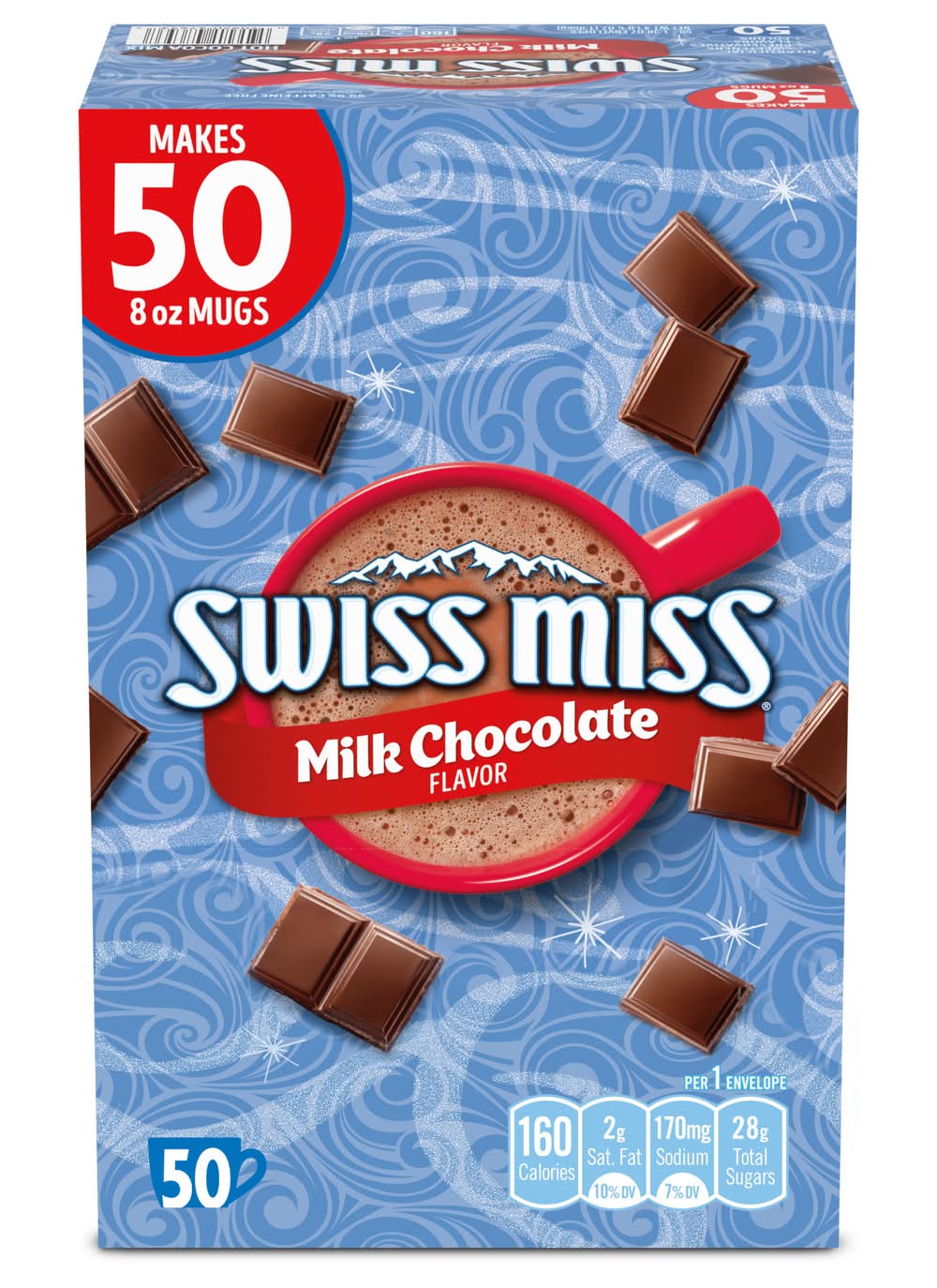 Swiss Miss Hot Cocoa (50 ct, 1.38 oz)