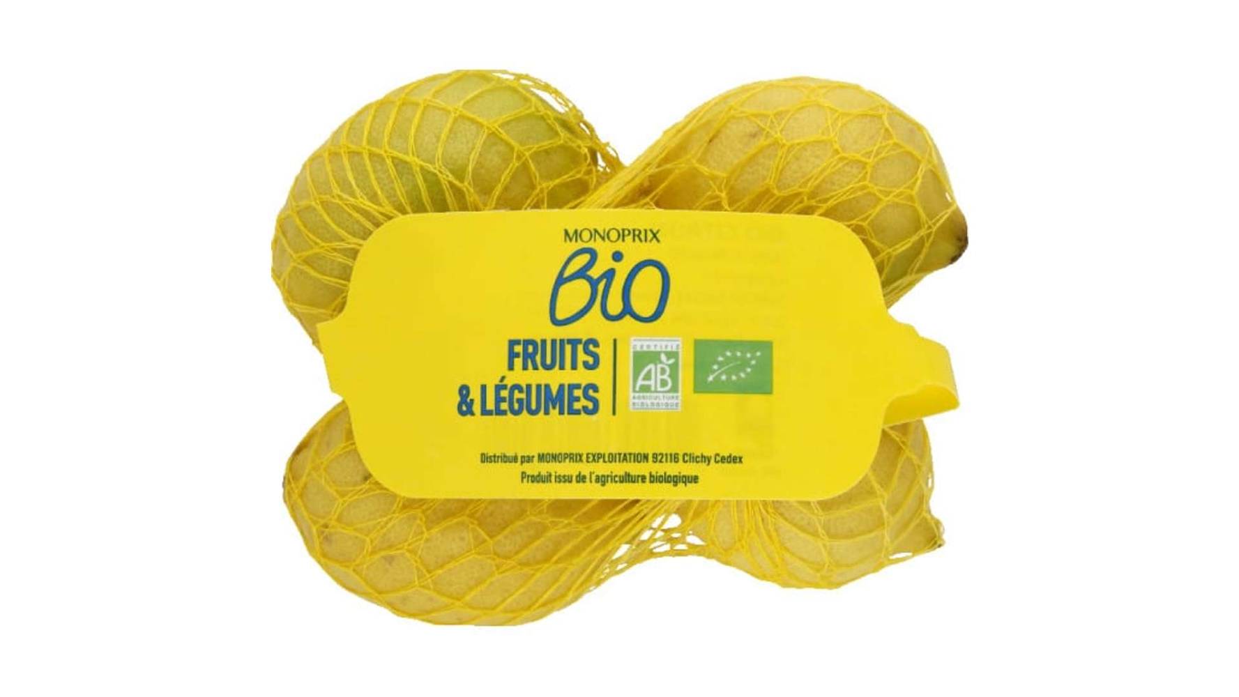 Monoprix Citrons Bio Les 4 citrons