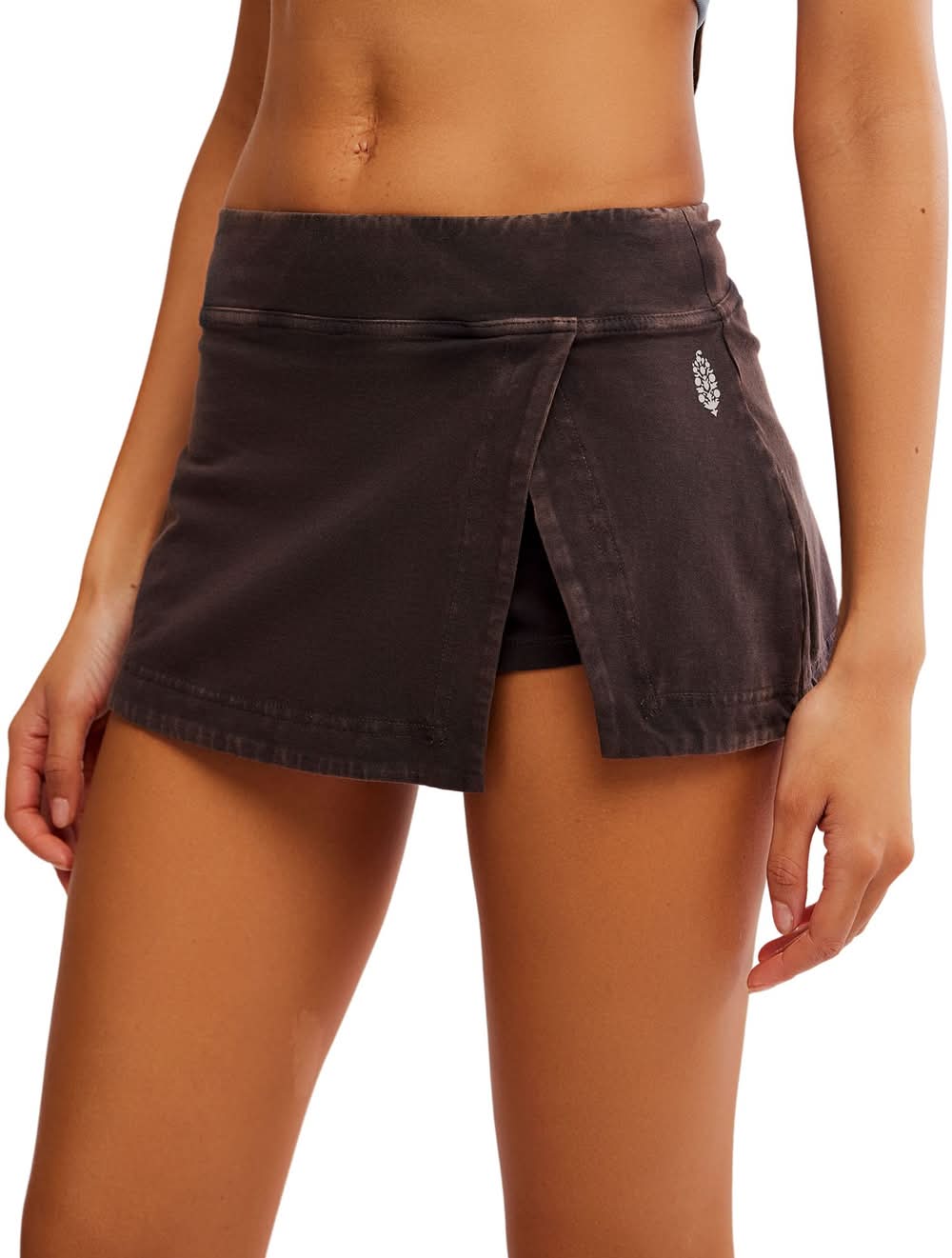 FP Movement Women's Hot Shot Mini Skort (Black, L)