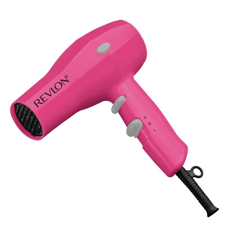 Revlon · Secador de cabello iónico liviano y compacto 1875w rvdr5260pnk - 8.89x18.29x20.83 cm - Rosado